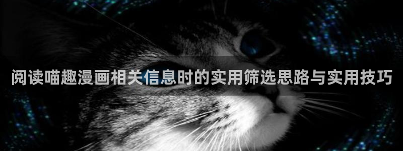 漫蛙漫画漫画新番：阅读喵趣漫画相关信息时的实用筛选思路与实用技巧